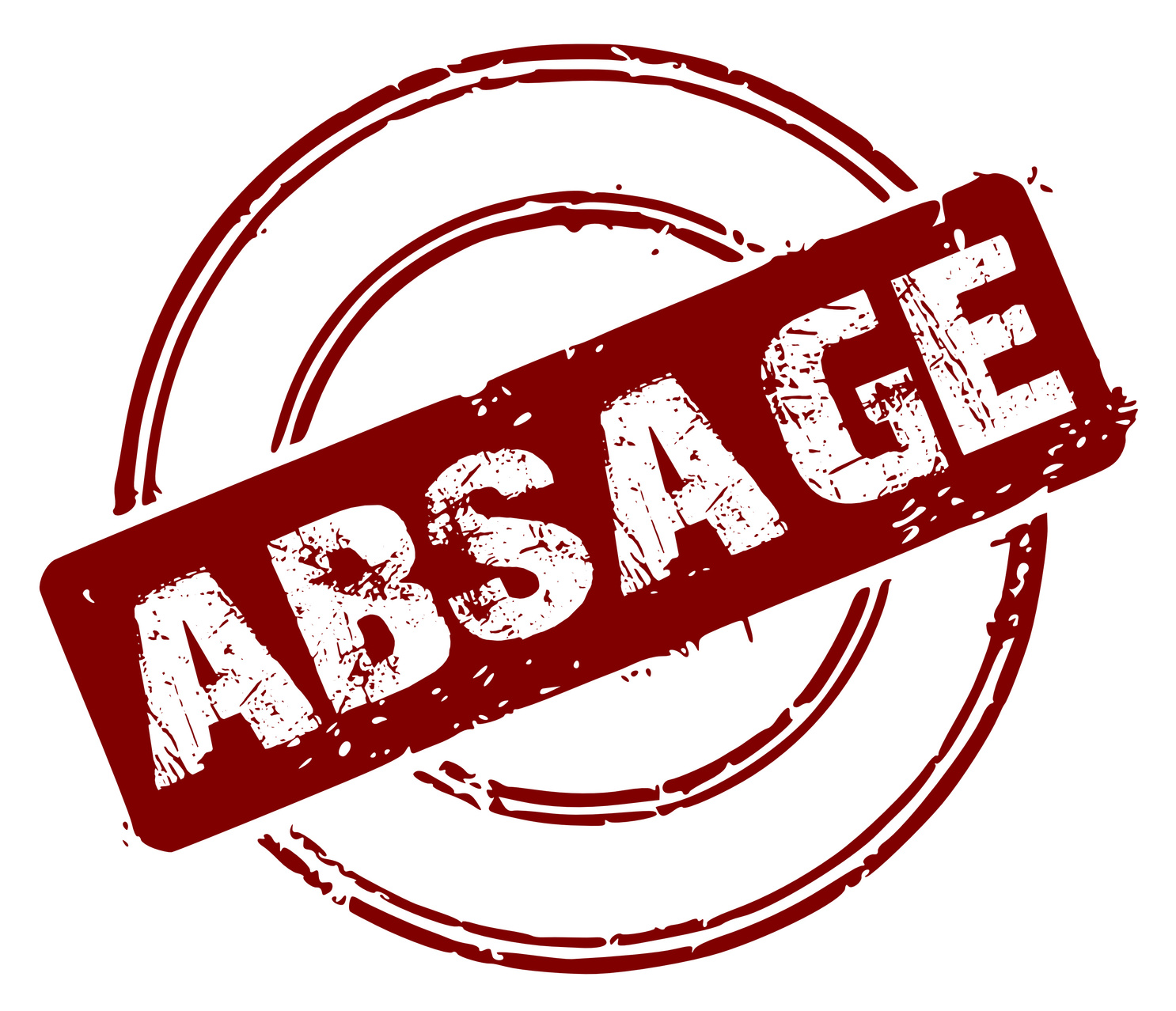 Stempel Absage - BondGuide