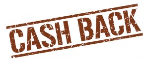 cash back brown grunge square vintage rubber stamp