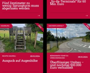 Beispiele aus dem Schwarzbuch 2024
