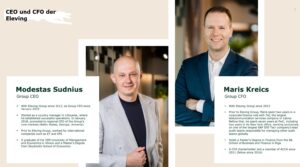 Modestas Sudnius, CEO der Eleving, kann zufrieden sein