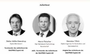 Aufsichtsrat der Dautrus Capital