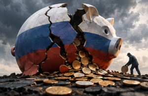 Russlands Ersparnisse gehen für den Krieg drauf